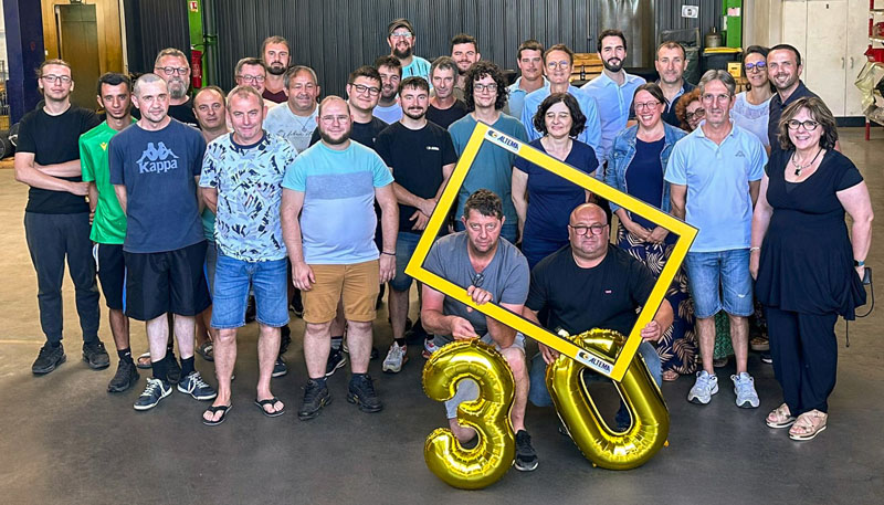 ALTEMA celebrates its 30th anniversary The ALTEMA team gathered to celebrate the company’s 30th anniversary.